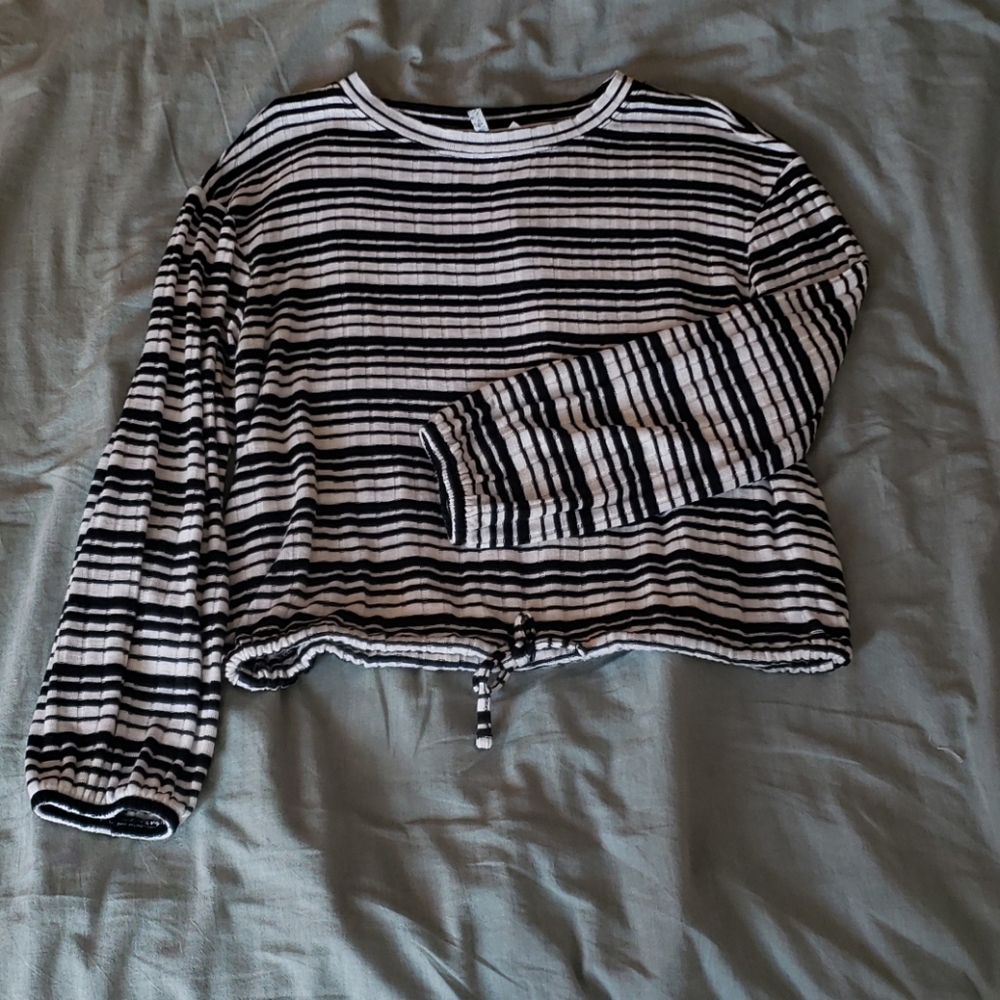 Striped long-sleeve